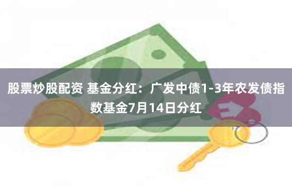 股票炒股配资 基金分红：广发中债1-3年农发债指数基金7月14日分红