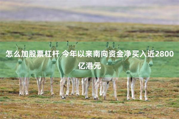 怎么加股票杠杆 今年以来南向资金净买入近2800亿港元