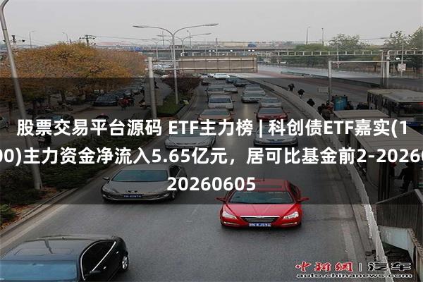 股票交易平台源码 ETF主力榜 | 科创债ETF嘉实(159600)主力资金净流入5.65亿元，居可比基金前2-20260605