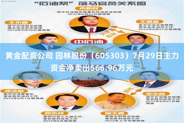 黄金配资公司 园林股份（605303）7月29日主力资金净卖出566.96万元