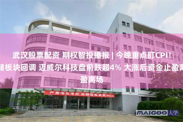 武汉股票配资 期权智投播报 | 今晚重点盯CPI！存储板块回调 迈威尔科技盘前跌超4% 大涨后资金止盈离场