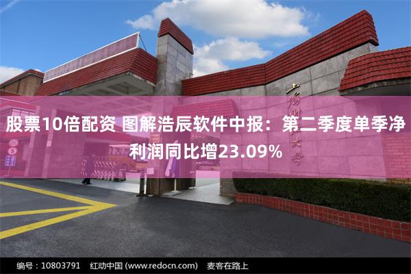 股票10倍配资 图解浩辰软件中报：第二季度单季净利润同比增23.09%