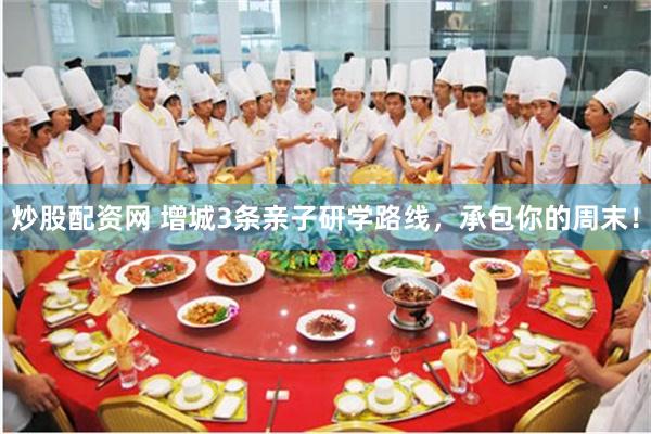 炒股配资网 增城3条亲子研学路线，承包你的周末！