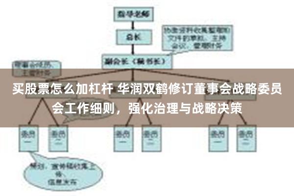 买股票怎么加杠杆 华润双鹤修订董事会战略委员会工作细则，强化治理与战略决策