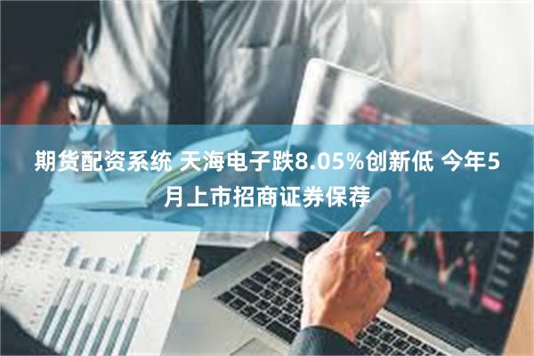 期货配资系统 天海电子跌8.05%创新低 今年5月上市招商证券保荐