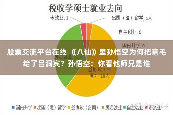 股票交流平台在线 《八仙》里孙悟空为何把毫毛给了吕洞宾？孙悟空：你看他师兄是谁